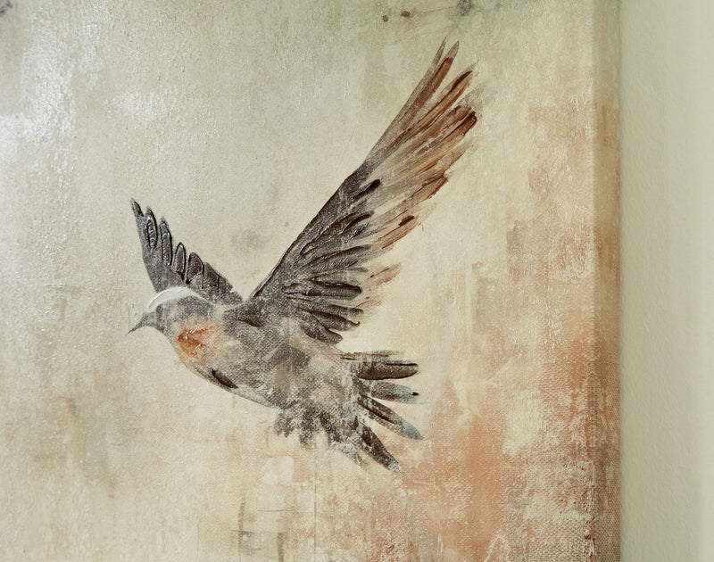 Collmund - Wall Art - Gray / Brown - R&R Furniture Gallery (Fountain Valley, CA)