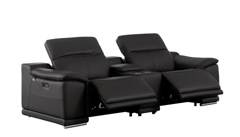 9762 - 7-Piece Modular Power Reclining Sofa, Loveseat And Chair Set With 6 Power Recliners In