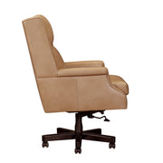 Dc132 - Leather Desk Chair - R&R Furniture Gallery (Fountain Valley, CA)