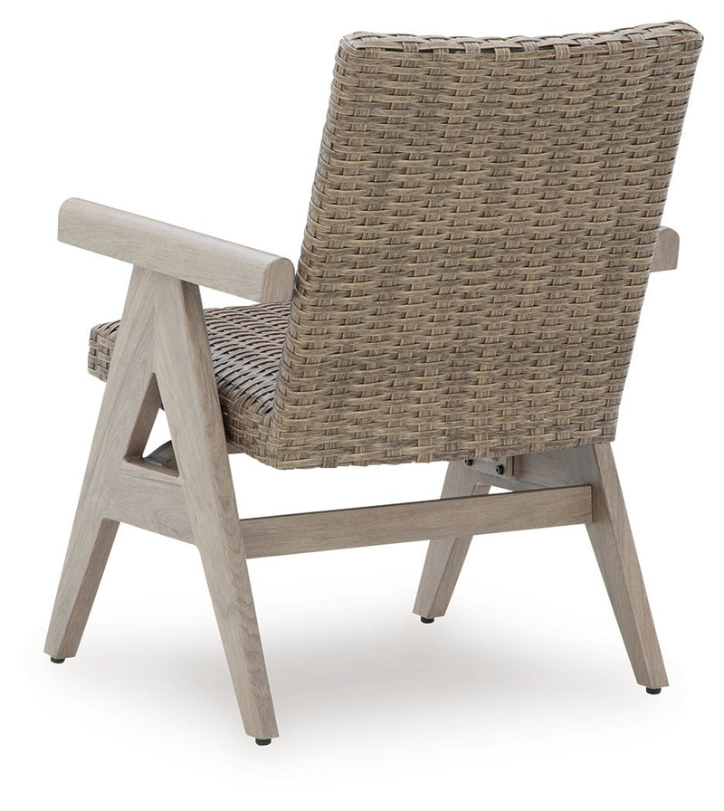Cliff Trails - Rocking Arm Chair (Set of 2) - Beige - R&R Furniture Gallery (Fountain Valley, CA)