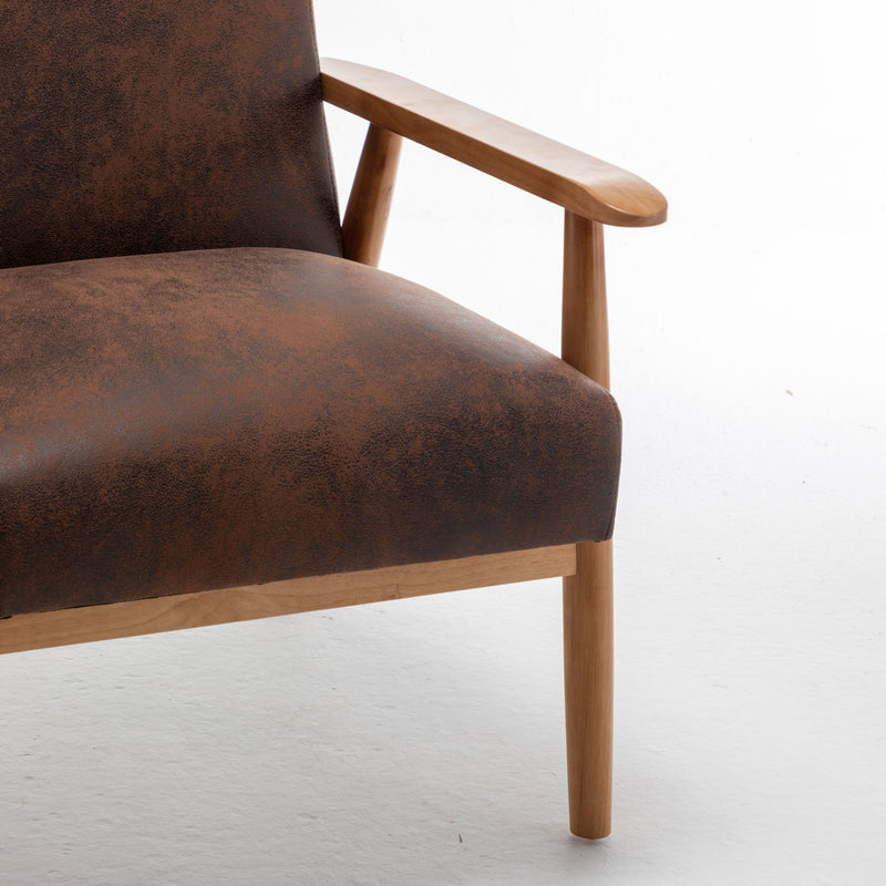Wide Arm Chair - Brown - R&R Furniture Gallery (Fountain Valley, CA)
