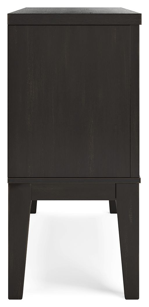 Galliden - Dining Room Server - Black - R&R Furniture Gallery (Fountain Valley, CA)