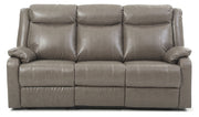 Contemporary three-seater reclining sofa by Glory Furniture with plush cushions and modern design in a living room setting.