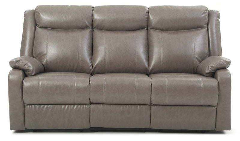 Contemporary three-seater reclining sofa by Glory Furniture with plush cushions and modern design in a living room setting.