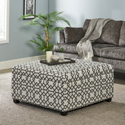 Richmond - Storage Ottoman With Unique Pattern And Ample Storage - Gray - R&R Furniture Gallery (Fountain Valley, CA)