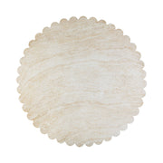 Blossom - Indoor / Outdoor Round Dining Table - Washed Travertine - R&R Furniture Gallery (Fountain Valley, CA)