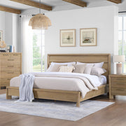 Panel Bed Frame With Unique Headboard And Included Slats - R&R Furniture Gallery (Fountain Valley, CA)