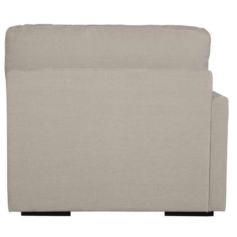 Uttermost Refuge sofa chaise in neutral fabric with plush cushions and modern design, perfect for contemporary living rooms.