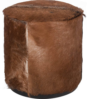 Matola Small Rd Ottoman - Acrn
