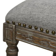 Triomphe - Rattan Wicker High Back Armless Counter Bar Stool - R&R Furniture Gallery (Fountain Valley, CA)
