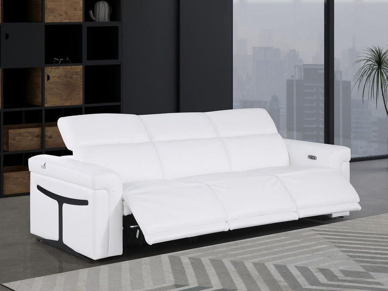 1126 - 3-Piece Modular Power Reclining Sofa In With 3 Power Recliners & Power Headrests