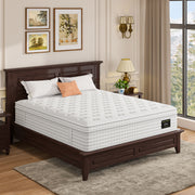 14'' Hybrid Mattress, Memory Foam & Pocket Springs For Pressure Relief - R&R Furniture Gallery (Fountain Valley, CA)