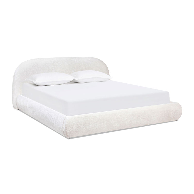 Archie Puffy Grounded - Upholstered Platform Bed - R&R Furniture Gallery (Fountain Valley, CA)