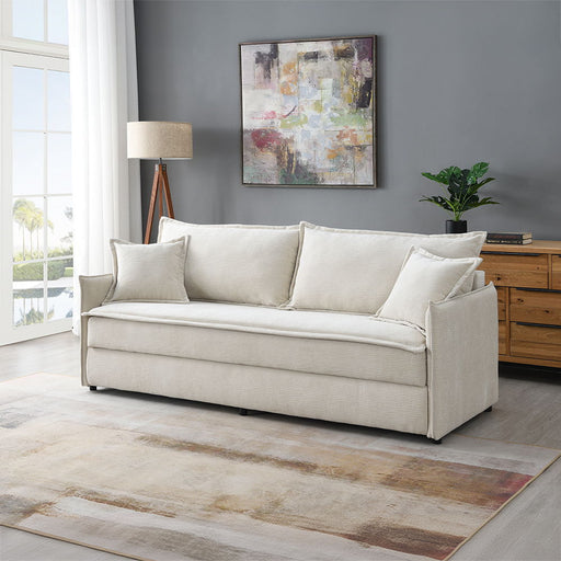 Elisea - Sofa With Sleeper - Beige Fabirc - R&R Furniture Gallery (Fountain Valley, CA)