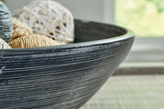 Signature Design by Ashley Meadie bowl from the Plates & Bowls collection, featuring a stylish ceramic design with a smooth finish.