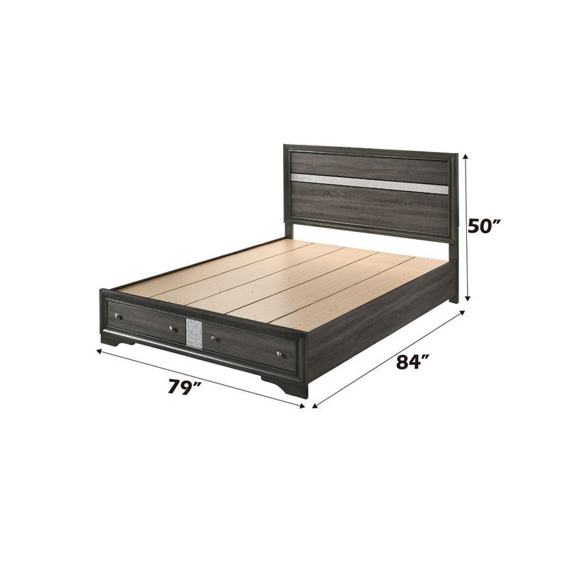 Naima - Bed w/Storage - R&R Furniture Gallery (Fountain Valley, CA)