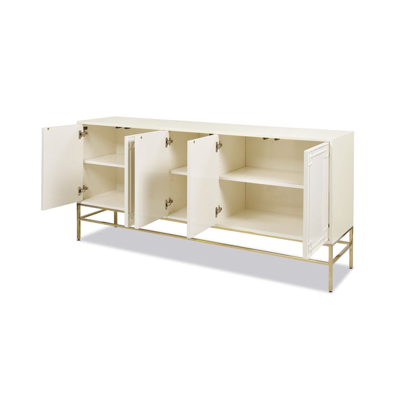 Gemini - Sideboard Storage Buffet - White Birch - R&R Furniture Gallery (Fountain Valley, CA)