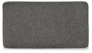 Gardiner - Ottoman - Pewter - R&R Furniture Gallery (Fountain Valley, CA)