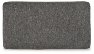 Gardiner - Ottoman - Pewter - R&R Furniture Gallery (Fountain Valley, CA)
