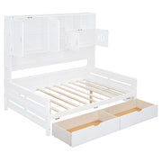 Daybed With All-In-One Cabinet And Shelf - R&R Furniture Gallery (Fountain Valley, CA)