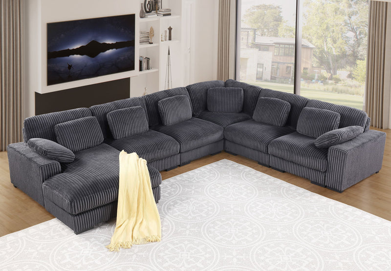 Nadine - Modular Corner Sectional Sofa With Left Facing Chaise - R&R Furniture Gallery (Fountain Valley, CA)