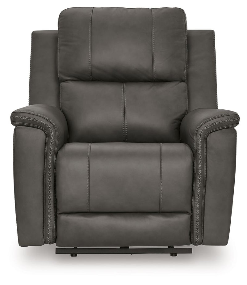 Bleckley - Power Recliner With Adjustable Headrest - R&R Furniture Gallery (Fountain Valley, CA)