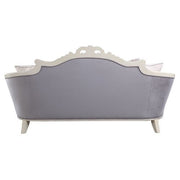 Galelvith - Sofa With 6 Pillows - Gray Fabric - R&R Furniture Gallery (Fountain Valley, CA)