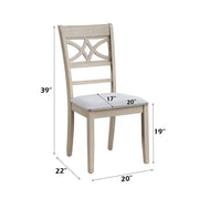 Ferris - Side Chair (Set of 2) - Antique Gray - R&R Furniture Gallery (Fountain Valley, CA)