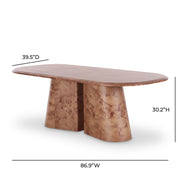 Gladyss - Oval Dining Table - R&R Furniture Gallery (Fountain Valley, CA)
