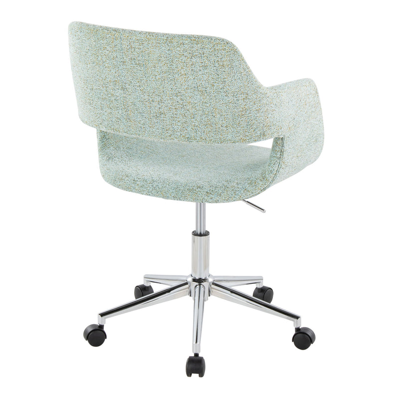 Contemporary Lumi Source Margarite office task chair with cushioned seat, adjustable height, and modern design for desk use.