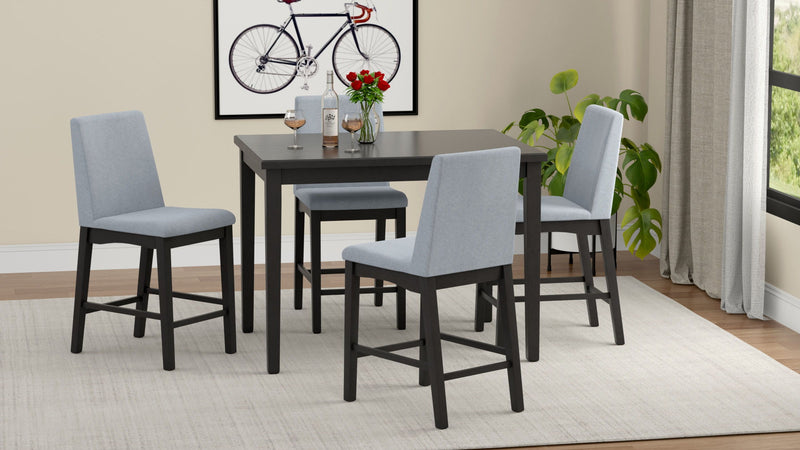 Gathering Height Table - Black - R&R Furniture Gallery (Fountain Valley, CA)