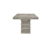 Faustine - Dining Table - Salvaged Light Oak - R&R Furniture Gallery (Fountain Valley, CA)