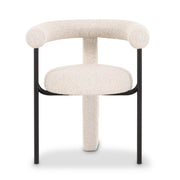 Synn - Performance Boucle Dining Chair - Cream - R&R Furniture Gallery (Fountain Valley, CA)