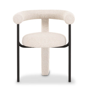 Synn - Performance Boucle Dining Chair - Cream - R&R Furniture Gallery (Fountain Valley, CA)