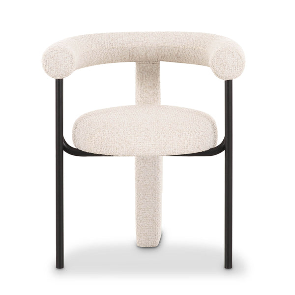 Synn - Performance Boucle Dining Chair - Cream