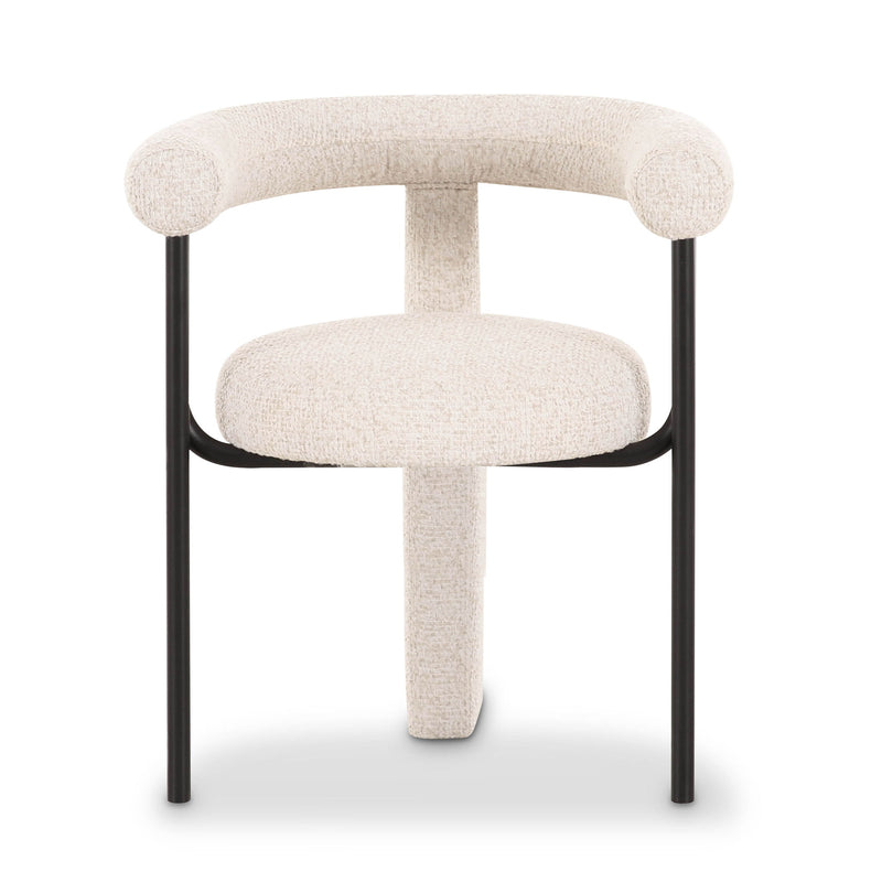 Synn - Performance Boucle Dining Chair - Cream - R&R Furniture Gallery (Fountain Valley, CA)