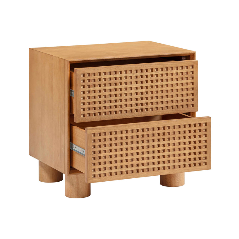Miles - Nightstand - Natural - R&R Furniture Gallery (Fountain Valley, CA)