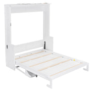 Murphy Bed With Desk, LED Lights & USB Charging Station - R&R Furniture Gallery (Fountain Valley, CA)