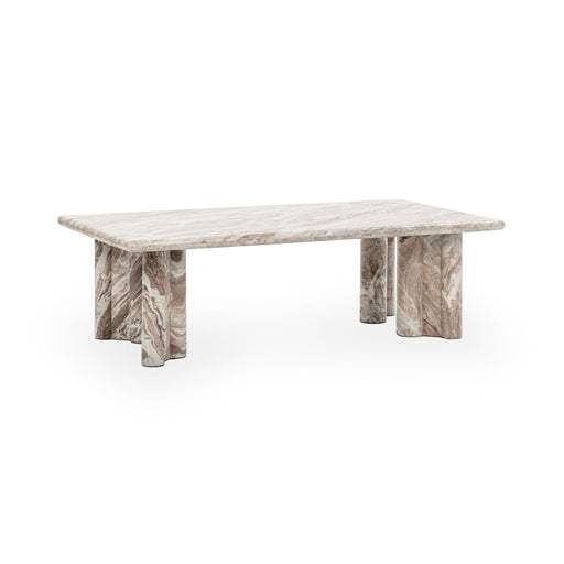 Bowman - Marble Rectangular Coffee Table - Rusty Gray - R&R Furniture Gallery (Fountain Valley, CA)