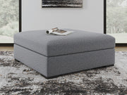 Bealton - Oversized Accent Ottoman - Salt And Pepper - R&R Furniture Gallery (Fountain Valley, CA)
