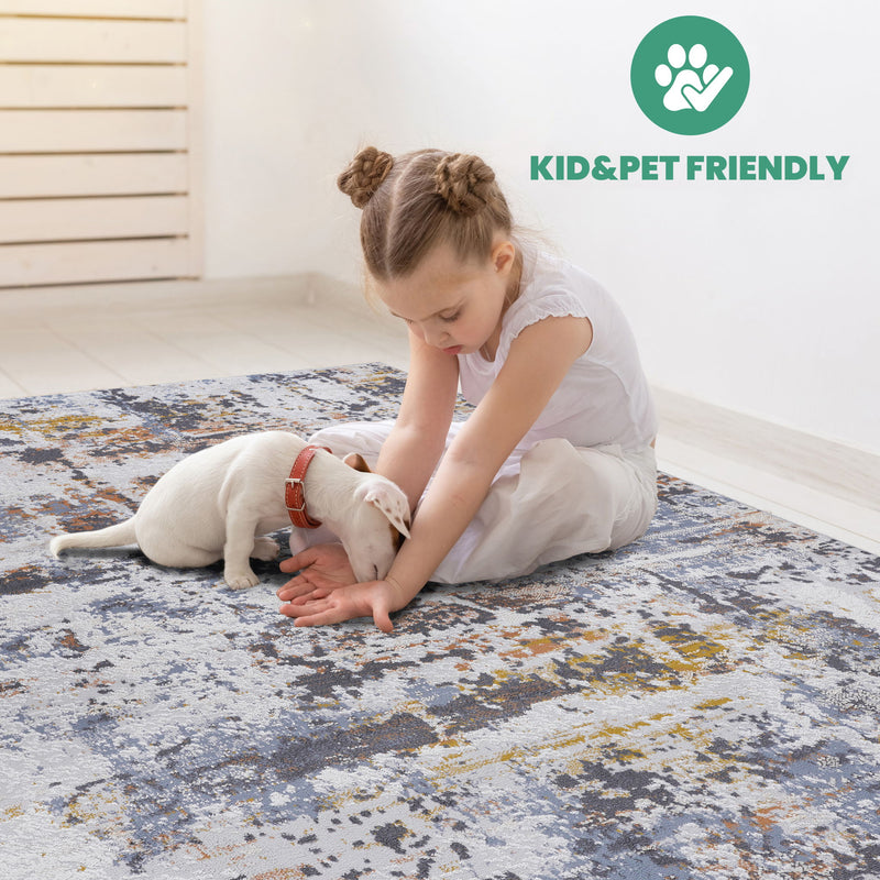 Payas - Abstract Area Rug - R&R Furniture Gallery (Fountain Valley, CA)