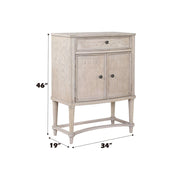 Wynsor - Wine Cabinet - Antique White - R&R Furniture Gallery (Fountain Valley, CA)