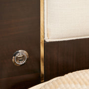 Belmont Place - Upholstered Bed - Espresso - R&R Furniture Gallery (Fountain Valley, CA)