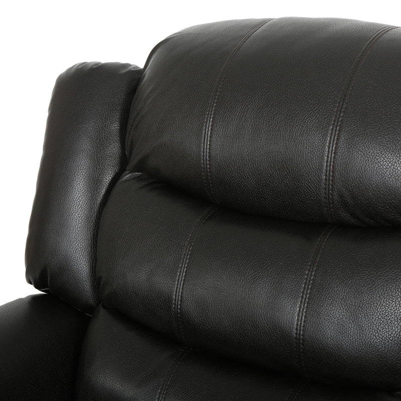 Classic Design Recliner, Upholstery Recliner, Glider Recliner - Black Berry - R&R Furniture Gallery (Fountain Valley, CA)