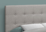 Full Size Bed Headboard Only, Upholstered, Transitional - Gray - R&R Furniture Gallery (Fountain Valley, CA)