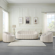 Osmash - Sofa - White Teddy Sherpa - R&R Furniture Gallery (Fountain Valley, CA)