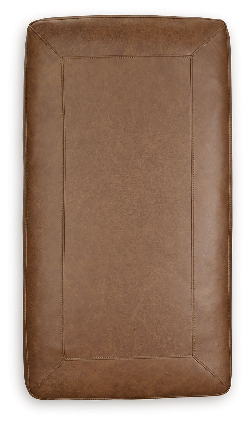 Carianna - Ottoman - Caramel - R&R Furniture Gallery (Fountain Valley, CA)