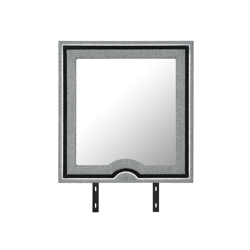 Isaiah - Mirror With Upholstered Frame And LED Lighting - R&R Furniture Gallery (Fountain Valley, CA)