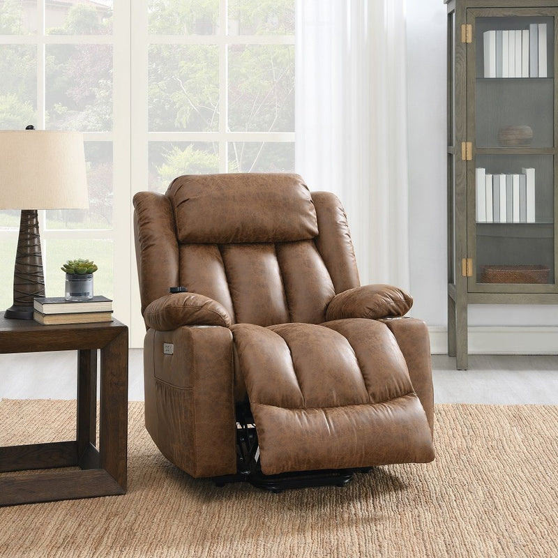 Omarion - Power Recliner With Lift & Heating & Massage - R&R Furniture Gallery (Fountain Valley, CA)