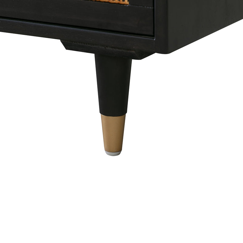 TOV Furniture Sierra writing desk with sleek wooden surface and modern design, ideal for home or office workspace.